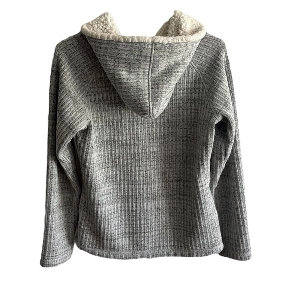 Kőppen Pullover Knit Sweater, Grey & White, Women's Size Medium - Picture 6 of 8
